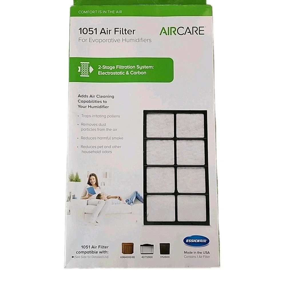 New AIRCARE 1051 Air Filter for Evaporative Humidifier 2-Stage System Essickair